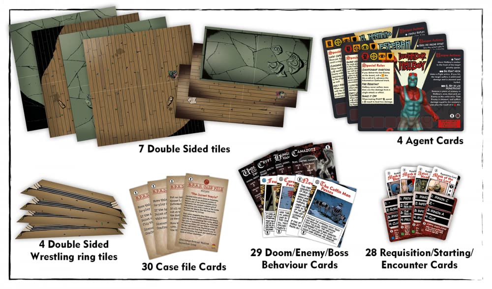 Hellboy: Hellboy in Mexico Expansion Board Game by Mantic Games - Strategic Adventure for Game Nights & Collectors