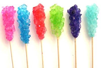 Premium White Rock Candy Swizzle Sticks - 12 Pack | Pure Sugar Candy Stirrers for Coffee, Tea & Cocktails | Party Favors, Wedding Decorations & Drink Garnish