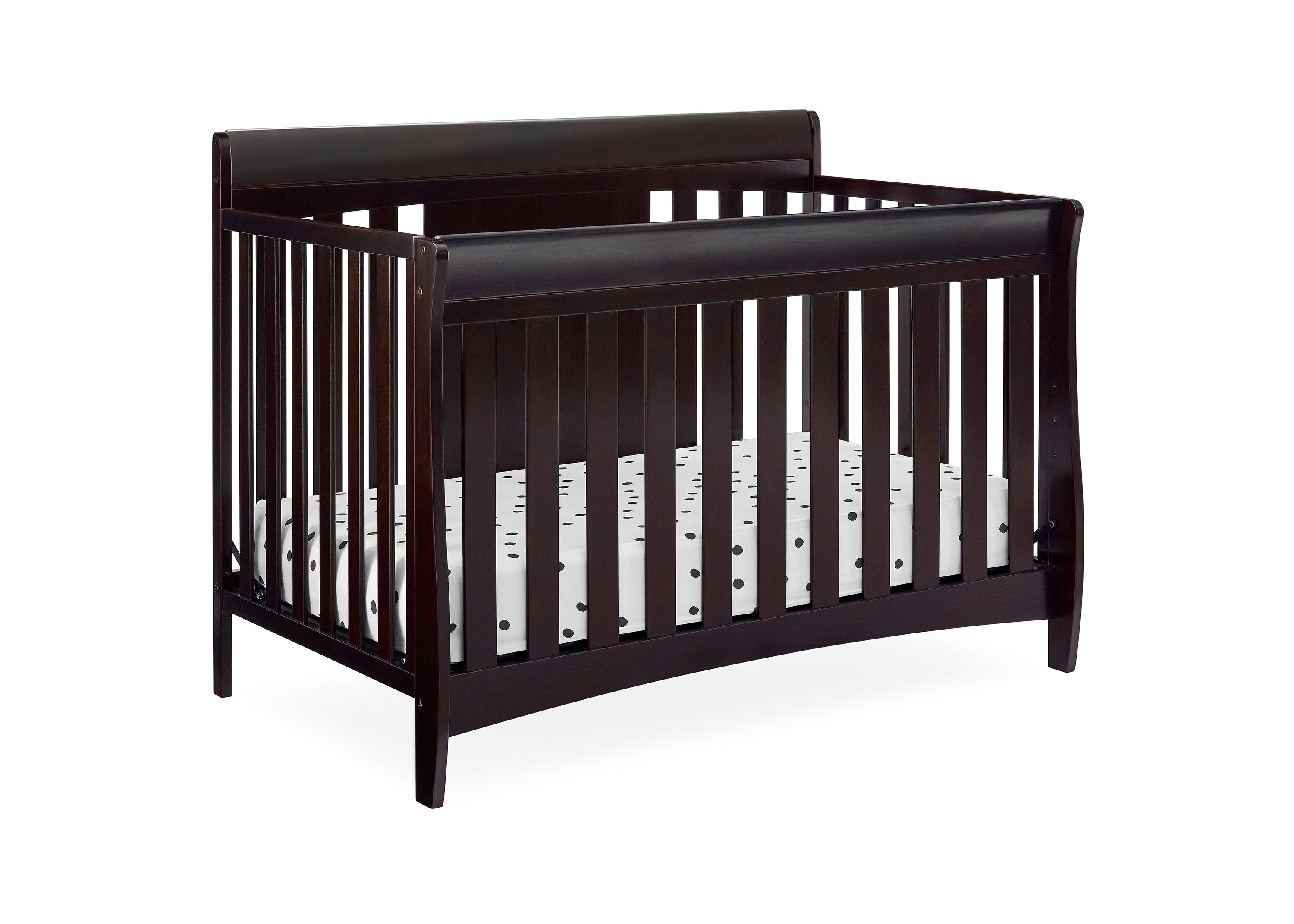 Richmond 6-in-1 Convertible Baby Crib - Toddler Bed & Daybed with Adjustable Height, White Nursery Furniture for Newborn to Teen - Perfect for Small Spaces & Modern Nurseries