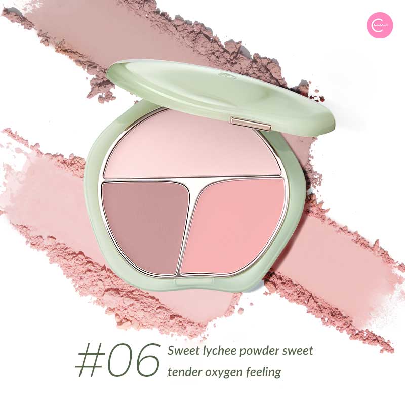 TIMAGE Trio Blush Palette - 3-in-1 Cream Blush Set for Cheeks & Lips, Natural Matte & Shimmer Finish, Vegan & Cruelty-Free Makeup Kit - Perfect for Daily Wear, Party & Special Occasions