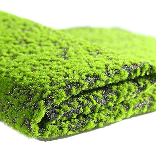 Artificial Moss Mat - Realistic Green Bryophyte Simulation for Indoor Wall Decor & Plant Background (Colorful Base) | Perfect for Home, Office & Wedding Decorations