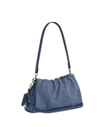 Coach Faye Shoulder Bag with Ruching - Stylish Leather Crossbody Purse for Women, Perfect for Work, Travel & Everyday Use