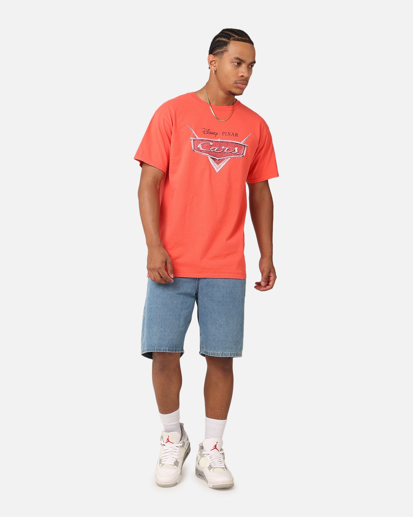 Vintage Disney Pixar Cars Red T-Shirt - American Thrift Style for Men & Women - Perfect for Casual Wear, Cosplay, and Disney Fans