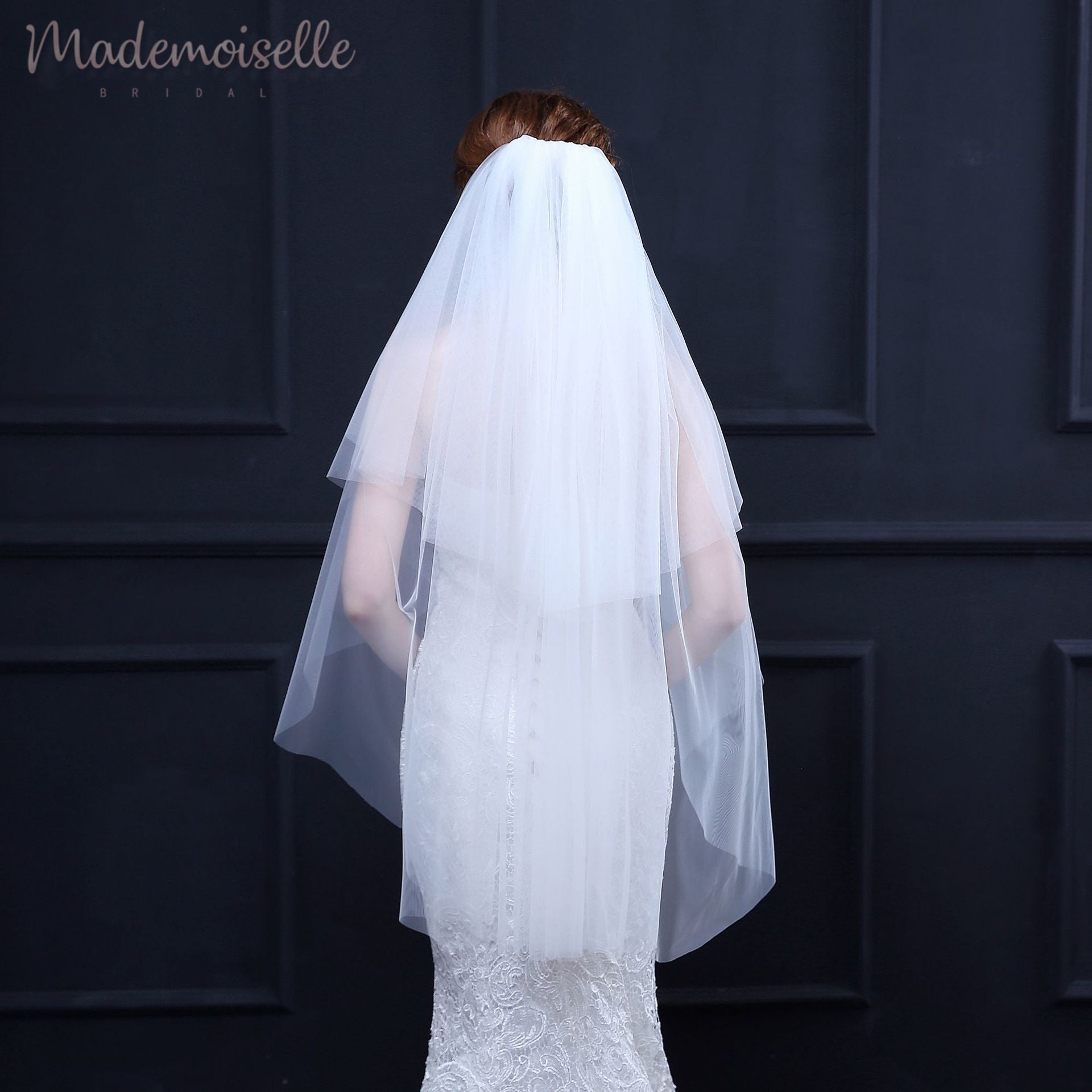 Drema Veil - Elegant and Lightweight Bridal Veil for Weddings, Perfect for Brides, Photoshoots & Special Occasions