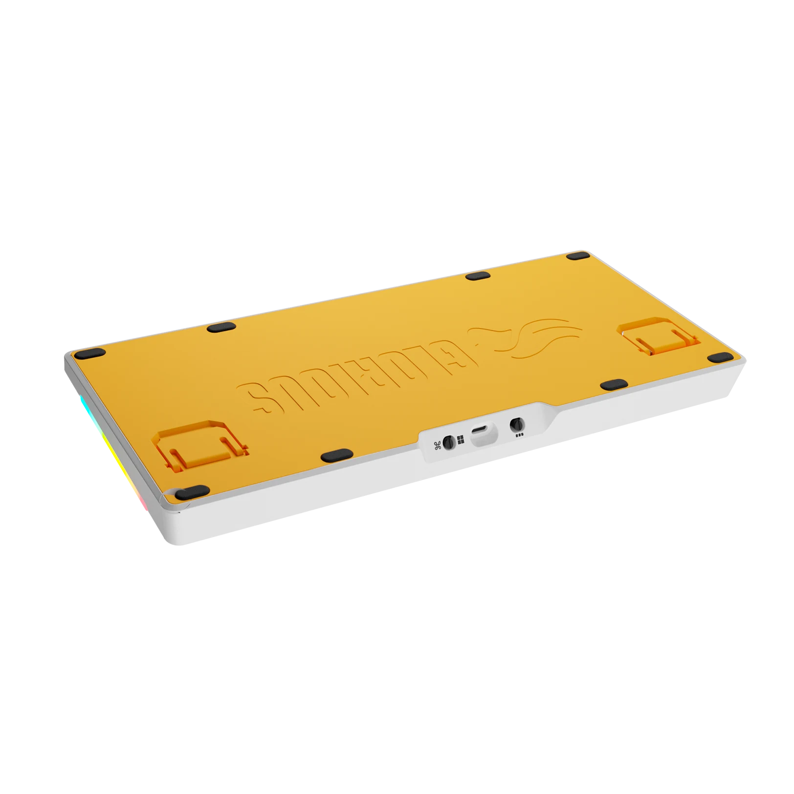 GMMK 3 75% Mechanical Keyboard White Bottom Case - Perfect for Gaming, Typing & Office Work