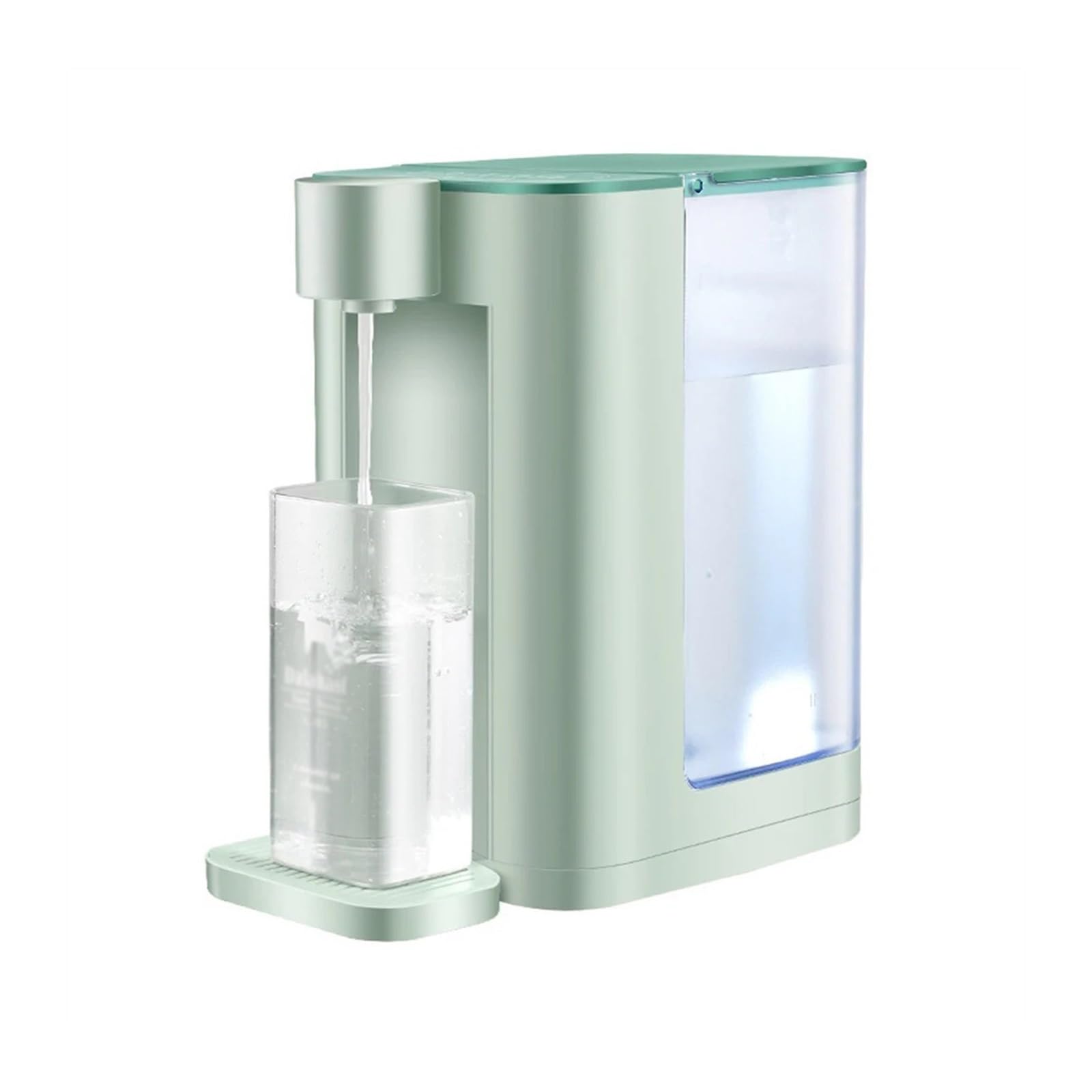 3-Second Rapid Heating Mini Smart Desktop Water Dispenser - Instant Hot Water Dispenser with Fast Heating for Home & Office (Green) - Perfect for Tea, Coffee & Instant Meals