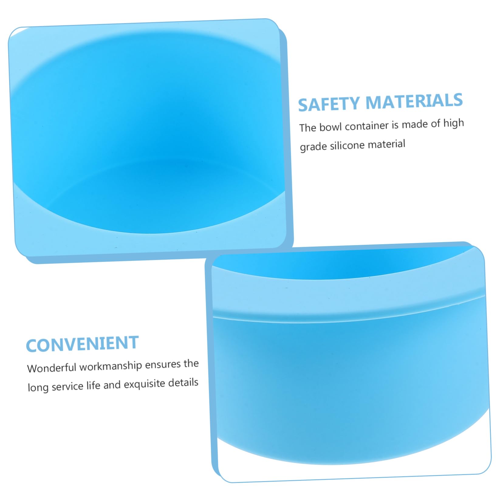 5-Pack Silicone Wax Melting Bowls - Reusable Wax Warmer Liner & Inner Pot for Wax Heaters - Non-Stick, Easy to Clean - Perfect for DIY Candle Making, Waxing, and Beauty Salon Use