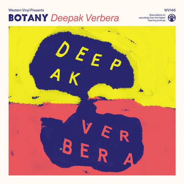 Botany Deepak Verbera Yellow with White Splatter Vinyl Record - Limited Edition Colored Vinyl for Music Collectors & Audiophiles - Perfect for Home Listening, Gifts & Vinyl Collections
