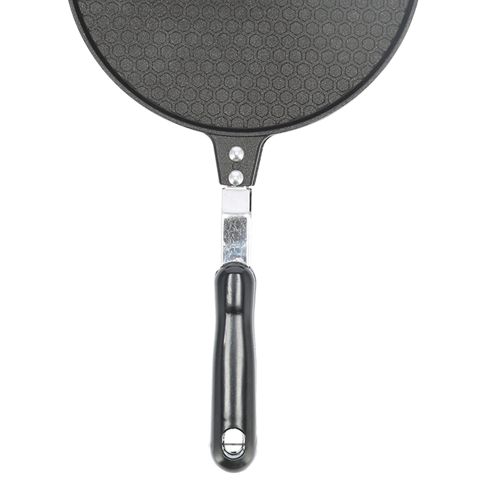 Non-Stick Egg Roll Frying Pan - Aluminum Omelette Maker Skillet for Crispy Omelets - Perfect for Waffles, Crepes & Ice Cream Cones - Ideal for Breakfast, Desserts & Party Snacks