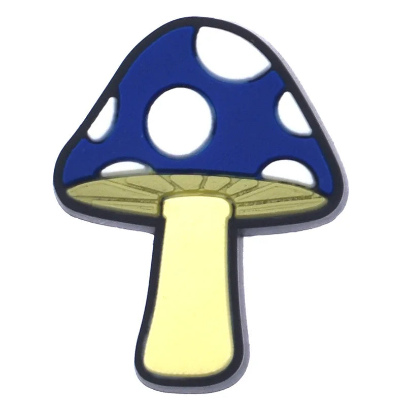 Mushroom Shoe Charms for Crocs - Cute Clog Decorations for Kids, Men & Women - Fun Shoe Accessories for Sandals, Jeans & Buckle Shoes - Perfect for School, Parties & Everyday Fashion