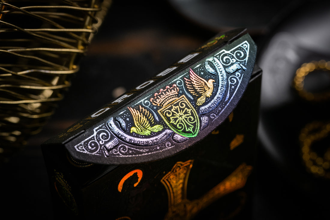 Premium Golden Grace Foiled Edition Cross Playing Cards - Elegant Poker Deck for Magic Tricks, Card Games & Collectibles (Ideal for Parties, Gifts & Cardistry)
