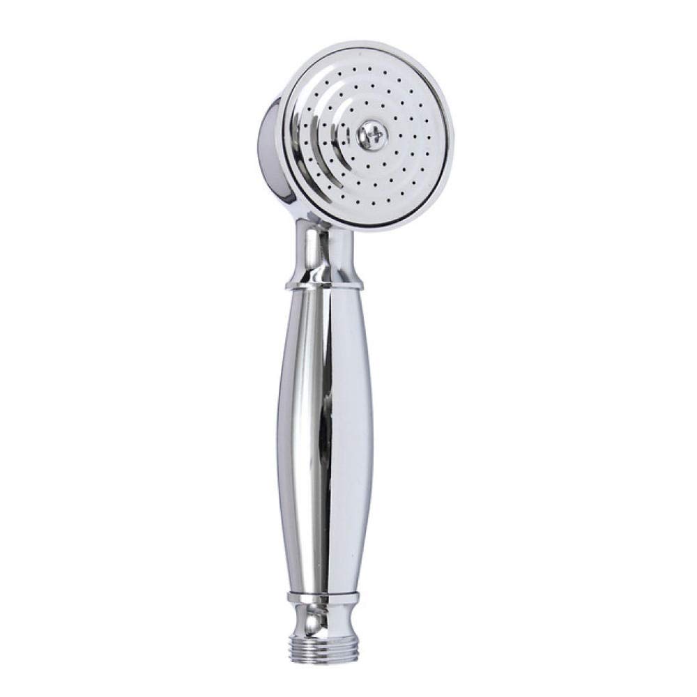 Antique Chrome Plated Copper Handheld Shower Head - Vintage Telephone Style Bathroom Shower Faucet with Water Pressure Booster | Perfect for Spa-Like Showers, Bathing Pets & Hair Washing