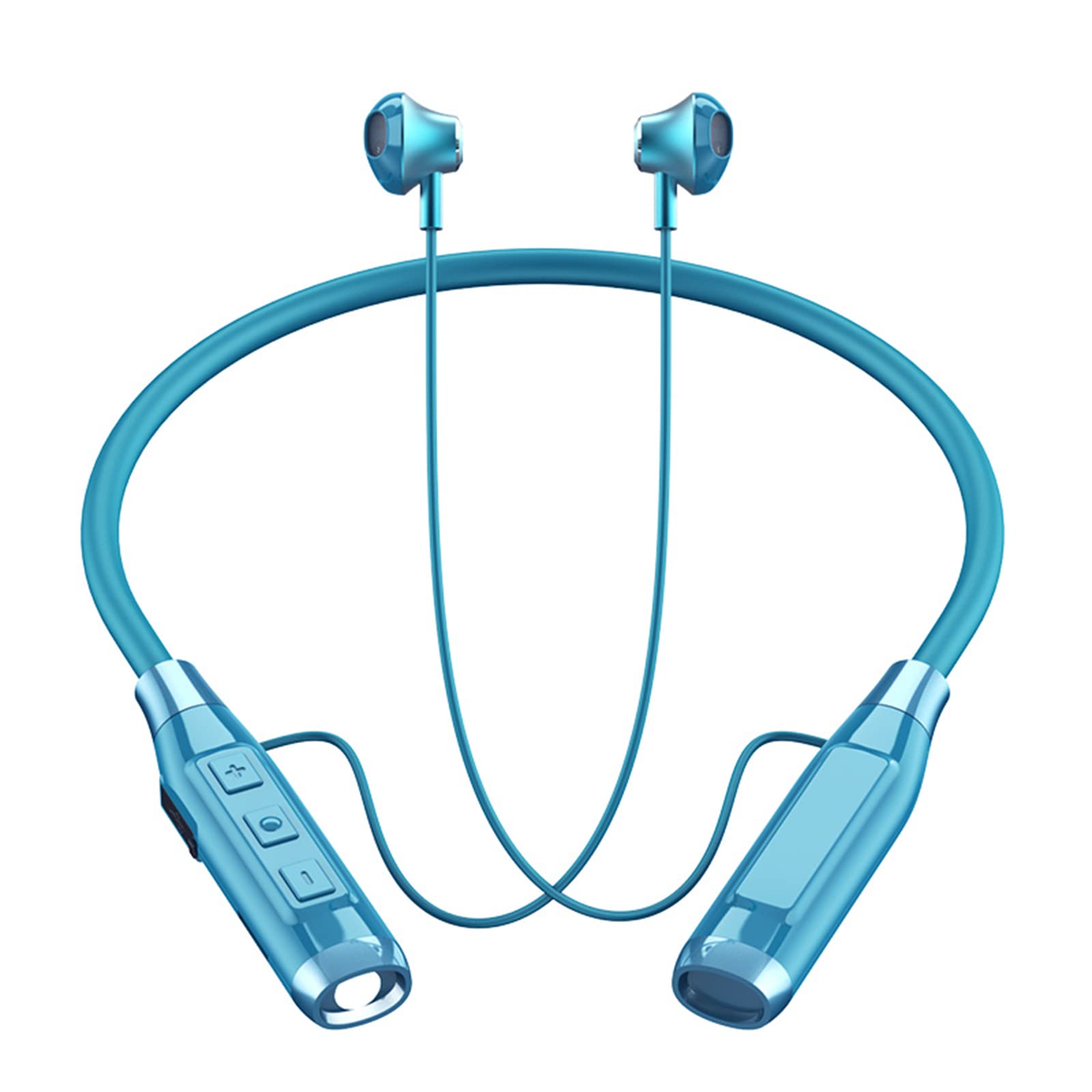 Wireless Bluetooth Sports Headphones with Microphone - 78H Battery, IPX7 Waterproof, Noise Cancelling, Magnetic Earbuds for Running, Cycling, Gym - Compatible with Android & iOS (Perfect for Workouts, Commuting & Outdoor Activities)