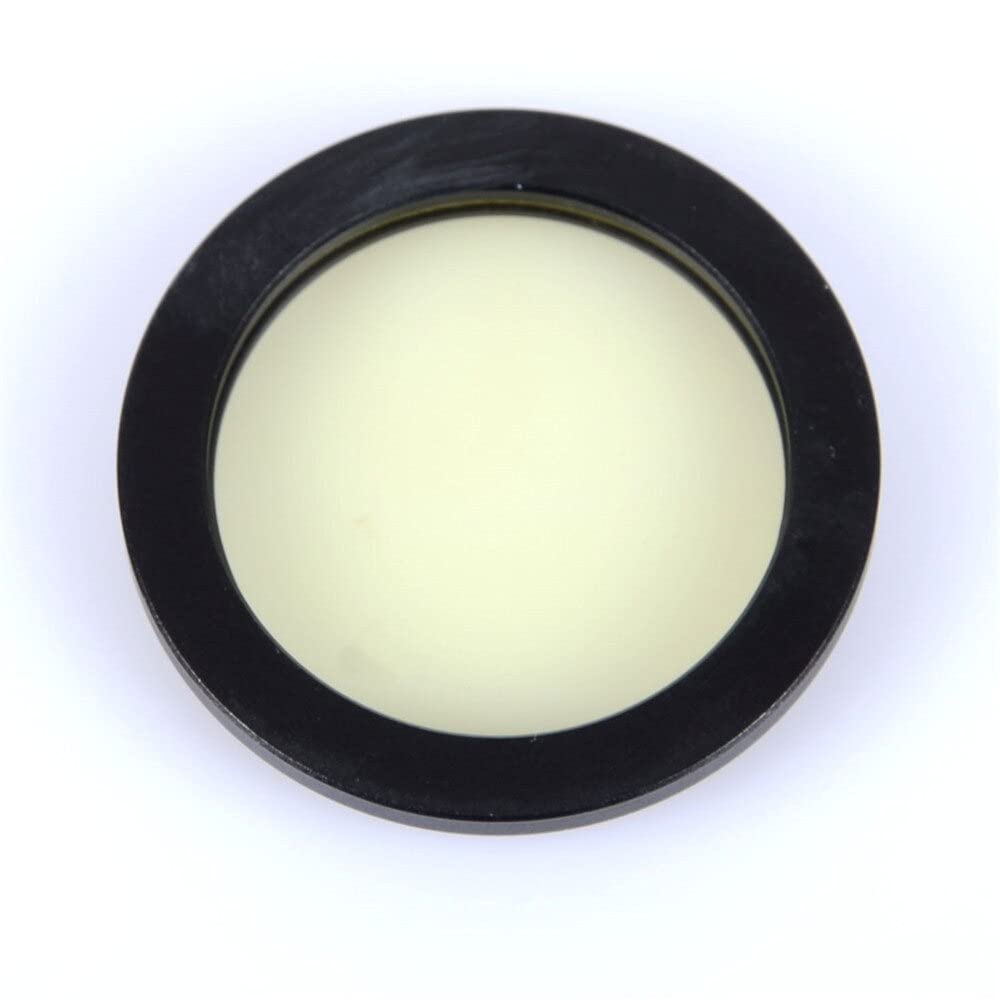 2 Inch Optical Glass Eyepiece Filter for Astronomical Telescopes - M480.75mm Yellow Planetary & Nebula Filter - Enhance Moon, Jupiter & Deep Space Viewing (Stargazing & Astrophotography Accessory)
