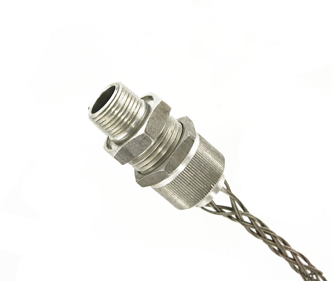 Leviton L7706 STR REL GP 1/2WVE .250-.375STR MALE Electrical Connector - Heavy Duty Wire Connectors for Industrial, Commercial and Home Electrical Wiring Projects