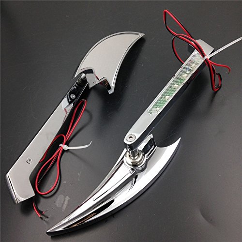 Honda CBR600 CBR900 CBR929 CBR954 CBR1000RR LED Turn Signal Lights - Oval Shape Running Blade Mirror Compatible Motorcycle Indicators for Enhanced Visibility & Safety | Perfect for Night Riding & Urban Commuting
