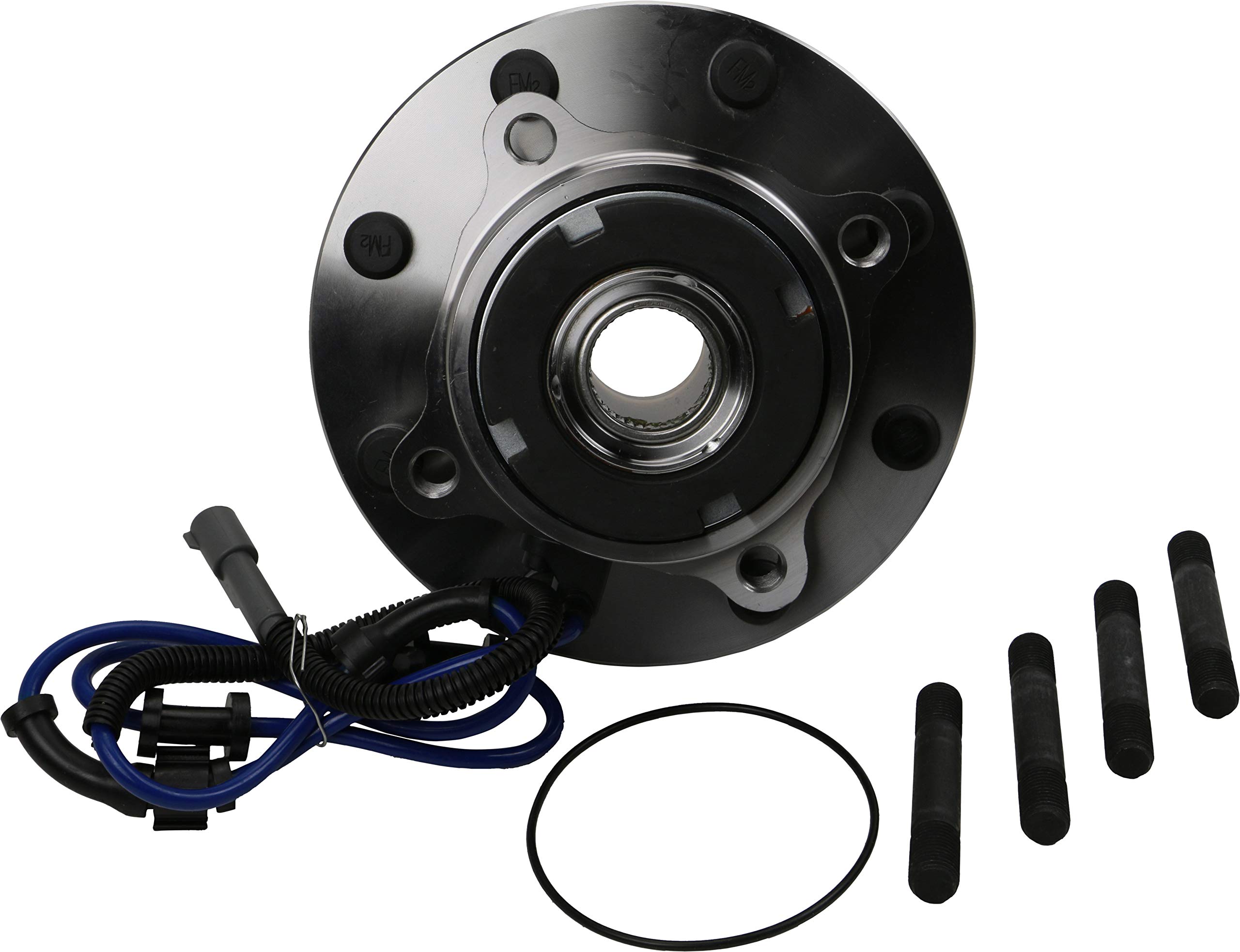 MOOG 515077 Wheel Bearing and Hub Assembly for Ford F-250 Super Duty 4WD 2005-2010 - Front Driver & Passenger Side Replacement - Heavy Duty Towing & Off-Road Use