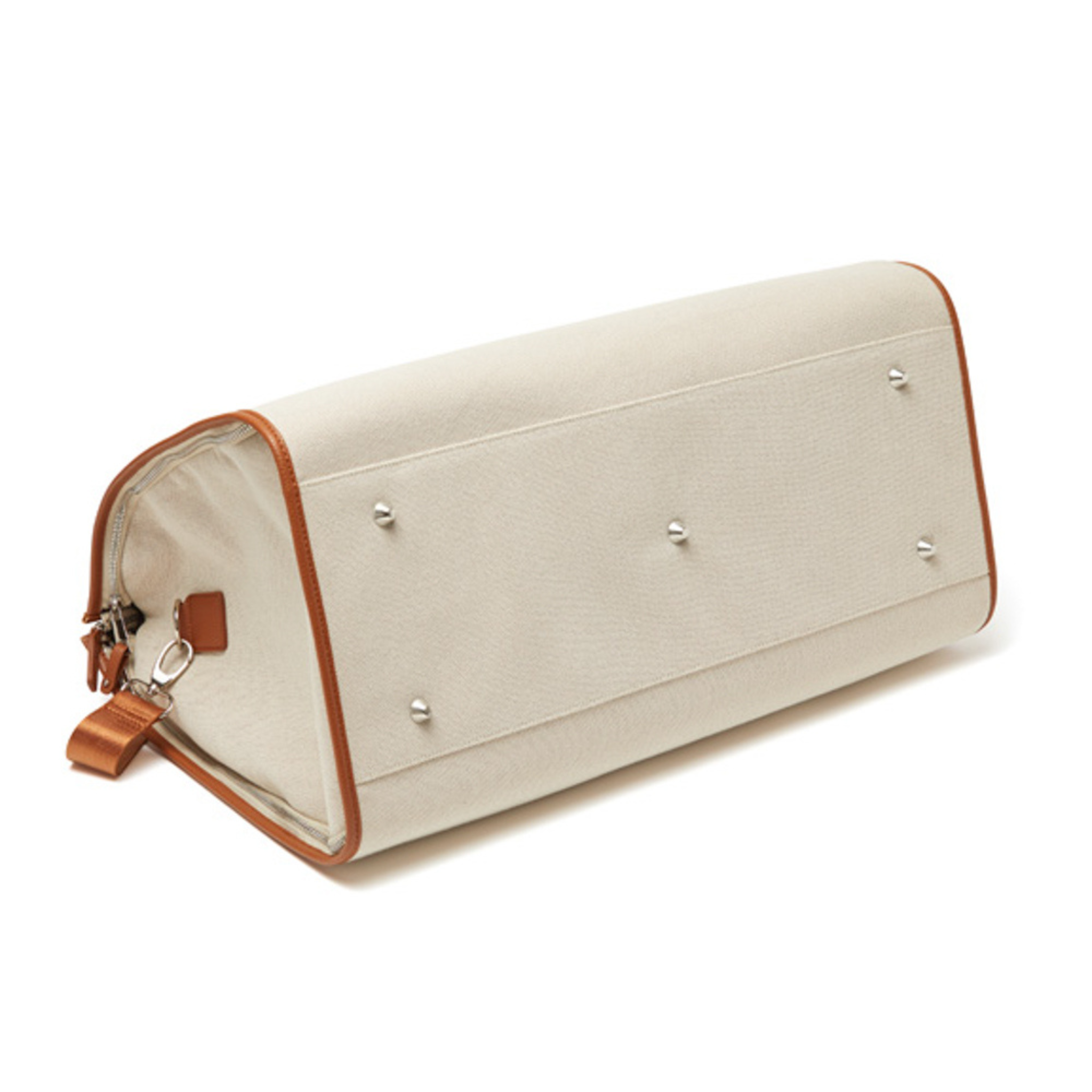 Brown & White Capri 2-in-1 Garment Bag - Travel Suitcase & Wardrobe Organizer for Business Trips & Vacations