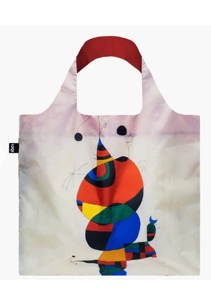 LOQI Eco-Friendly Reusable Shopping Tote Bag - Lightweight Foldable Grocery Bag for Market, Beach & Travel - Sustainable Alternative to Plastic Bags (On Sale/Clearance)