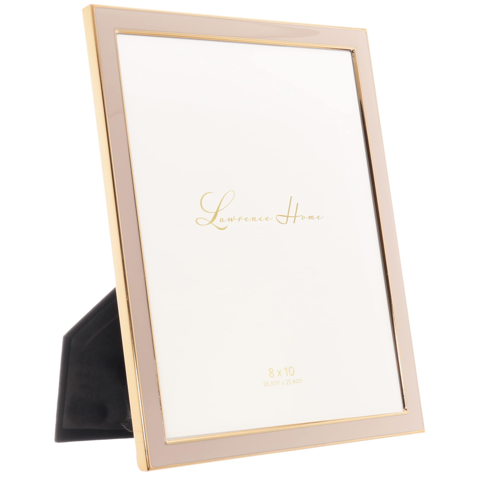 Lawrence Frames 8x10 Pink Metal & Enamel Picture Frame - Perfect for Home Decor, Wedding Photos & Wall Display