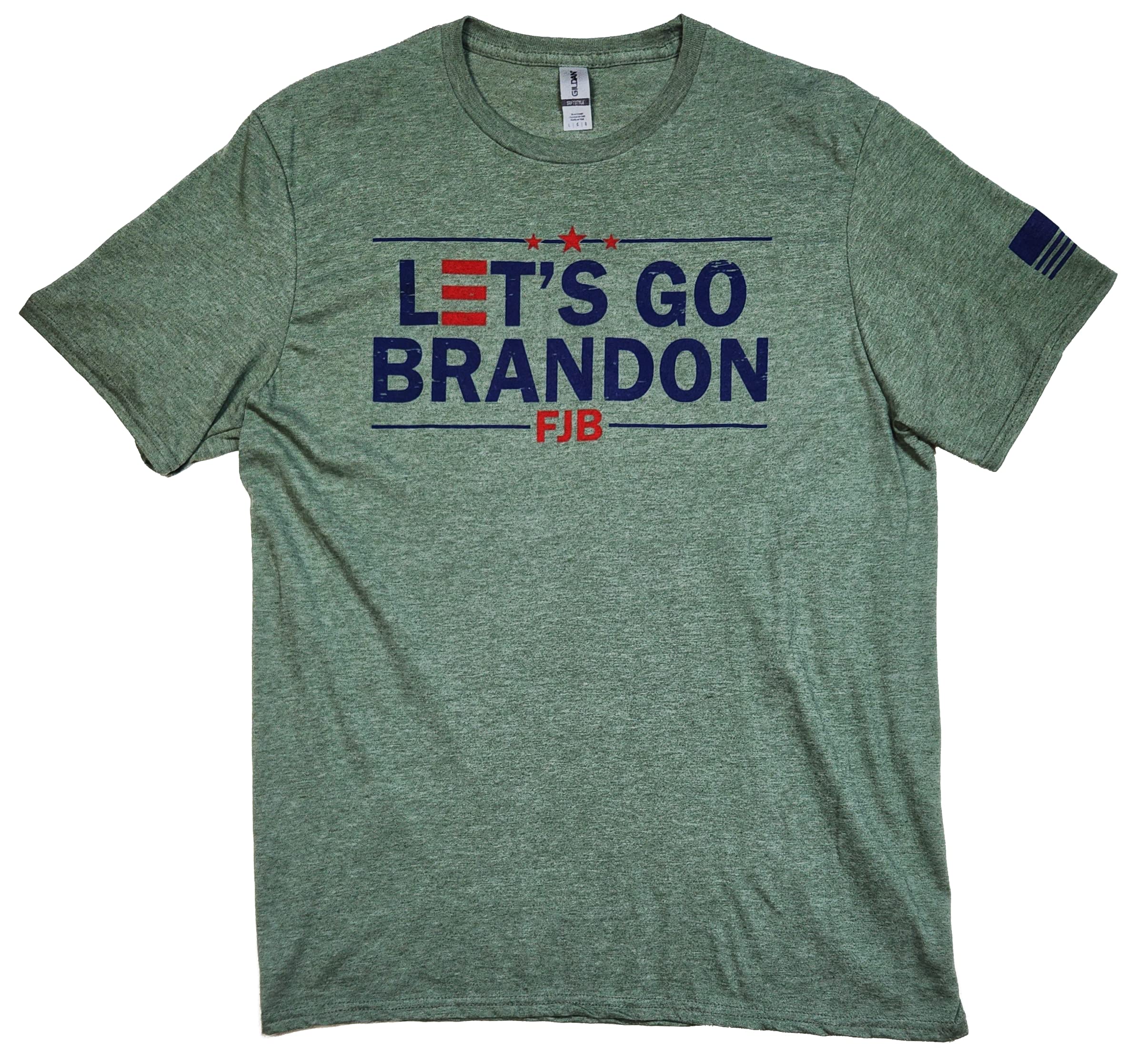 Let's Go Brandon T-Shirt - Patriotic Political Statement Tee for Men & Women - Comfortable Cotton Graphic Shirts for Protests, Rallies & Conservative Events
