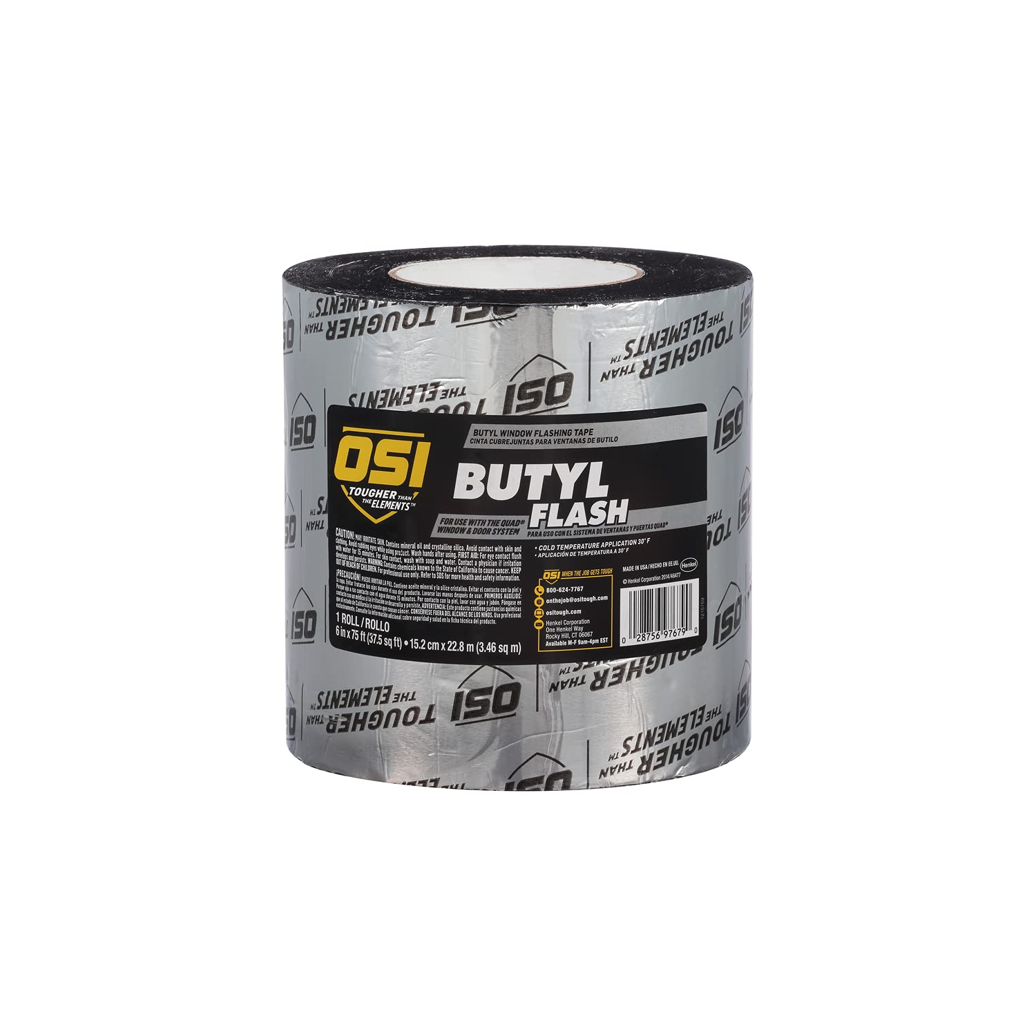 6 Inch x 75 Feet Butyl Tape - Heavy Duty Waterproof Sealant for Roofing, Gutters, Windows & DIY Home Repairs - Weatherproof Adhesive for Leak Protection & Insulation