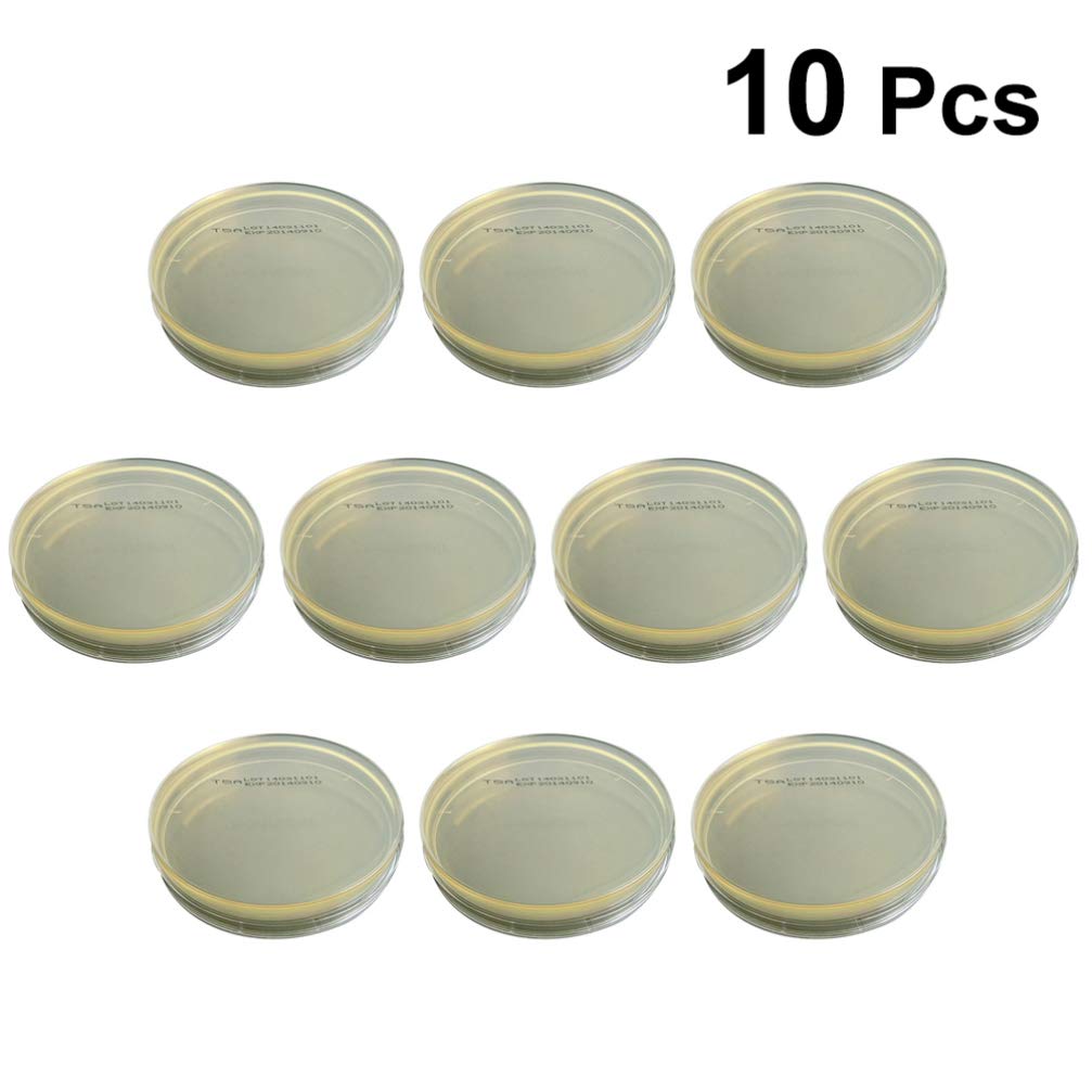UKCOCO 10pcs Agar Petri Dishes Kit for Mushroom Growing - Mycology Lab Equipment for Biological Research