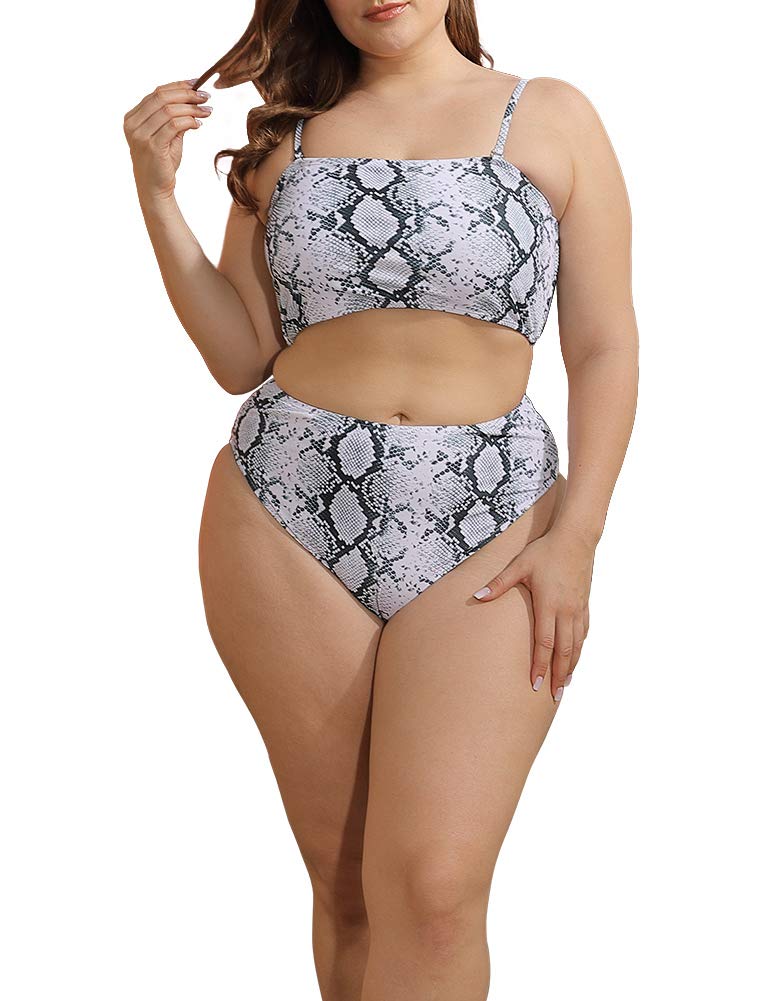 ALLEGRACE Plus Size One Piece Swimsuits for Women - Sexy Cut Out Open Back Monokini | Tummy Control Bathing Suit | Perfect for Beach, Pool & Vacation