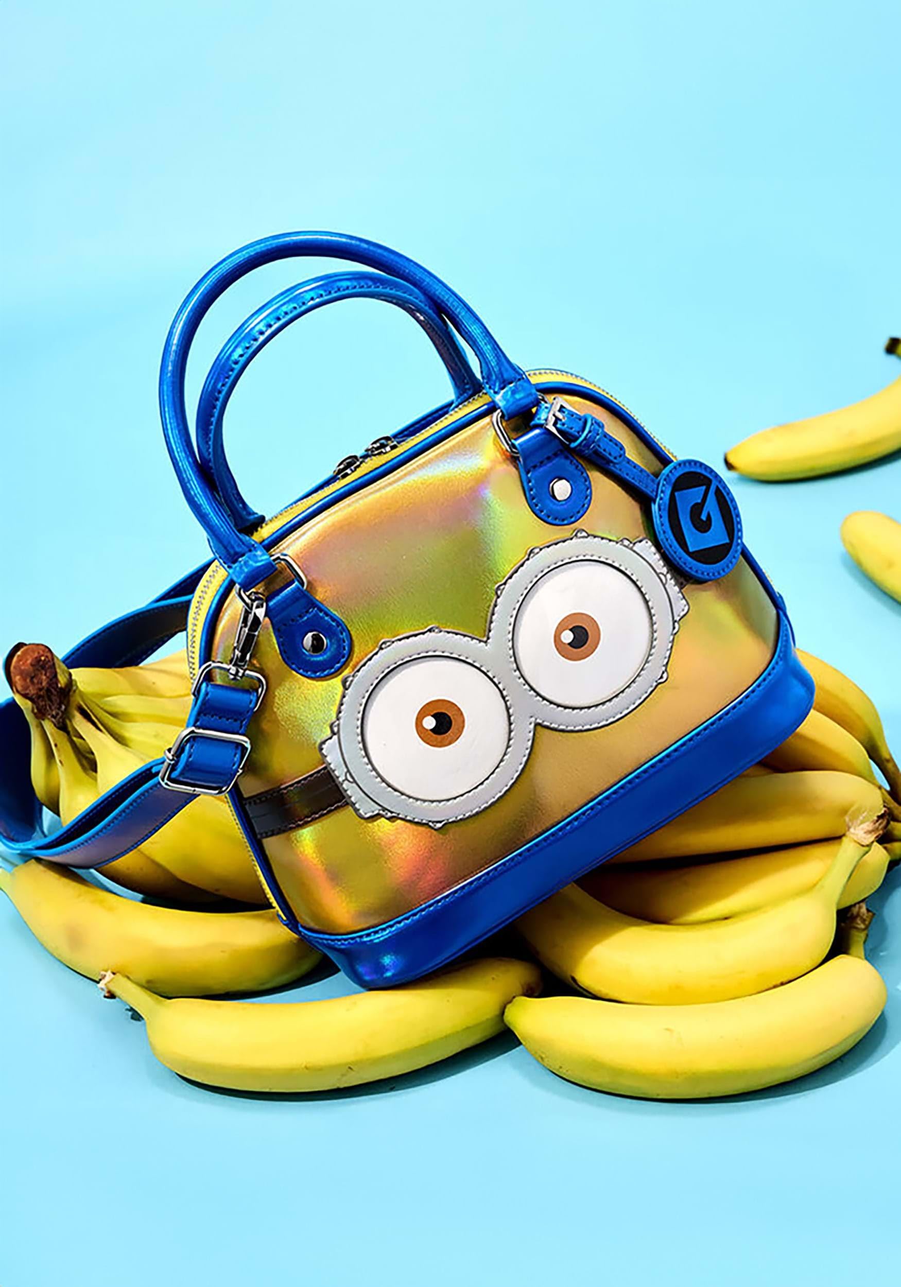 Loungefly Despicable Me Minions Crossbody Bag - Official Minions Cosplay Accessory for Fans | Perfect for Comic Con, Halloween Costumes & Movie-Themed Outfits