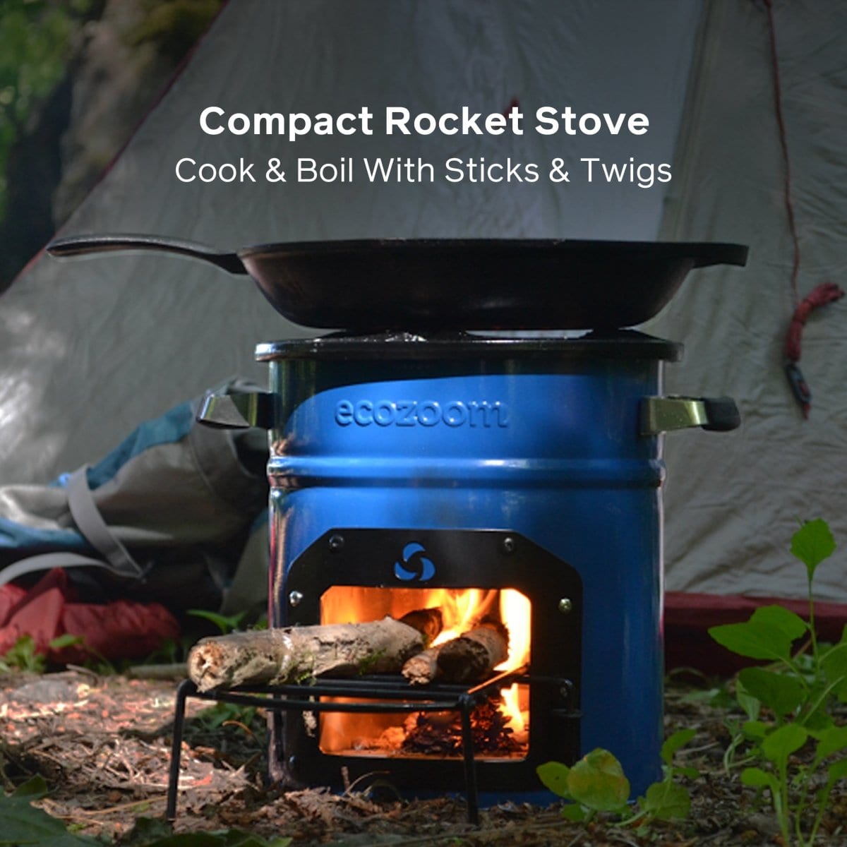 EcoZoom Dura Camping Stove - Portable Outdoor Wood Burning Stove for Backpacking, Hiking & Emergency Preparedness