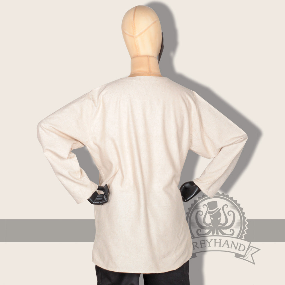 Lonicera Natural Cotton Shirt for Men - Breathable & Comfortable Casual Wear for Outdoor Activities and Daily Use