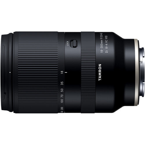 Tamron 18-300mm f/3.5-6.3 Di III-A VC VXD All-in-One Zoom Lens for Sony E-Mount - Perfect for Travel, Wildlife & Sports Photography