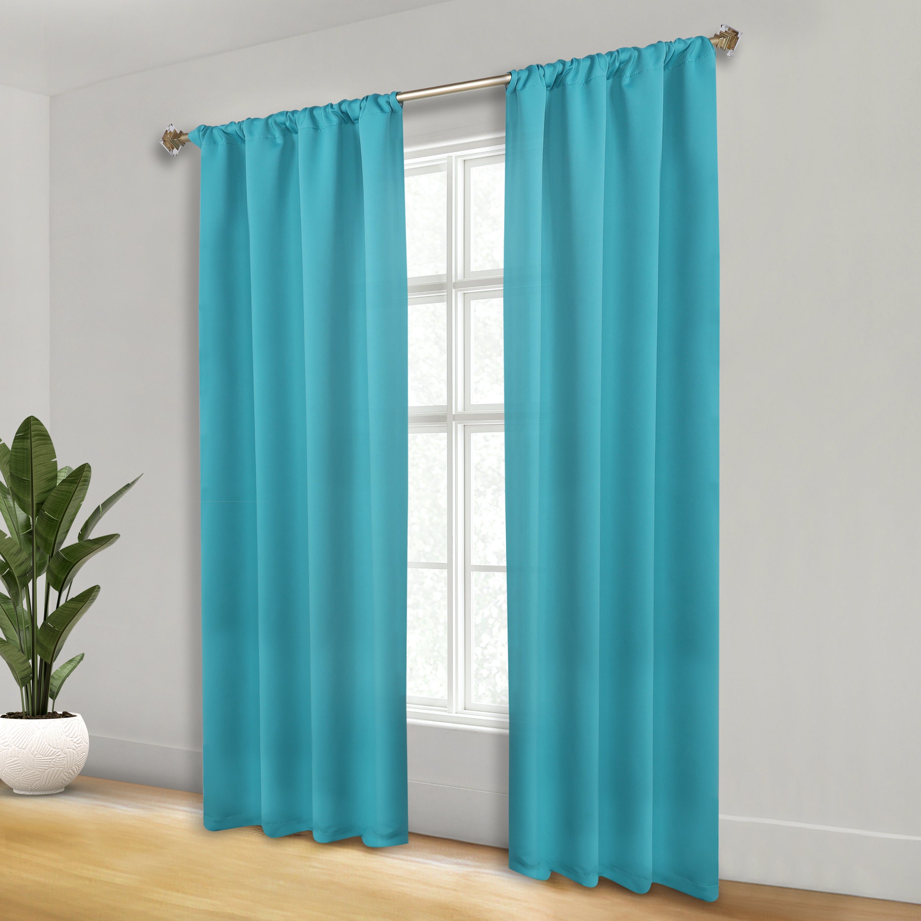Blackout Curtains for Bedroom - Machine Washable, Thermal Insulated, Noise Reducing - Set of 2 Panels - Perfect for Nursery, Home Theater & Shift Workers (42x84 Inches)