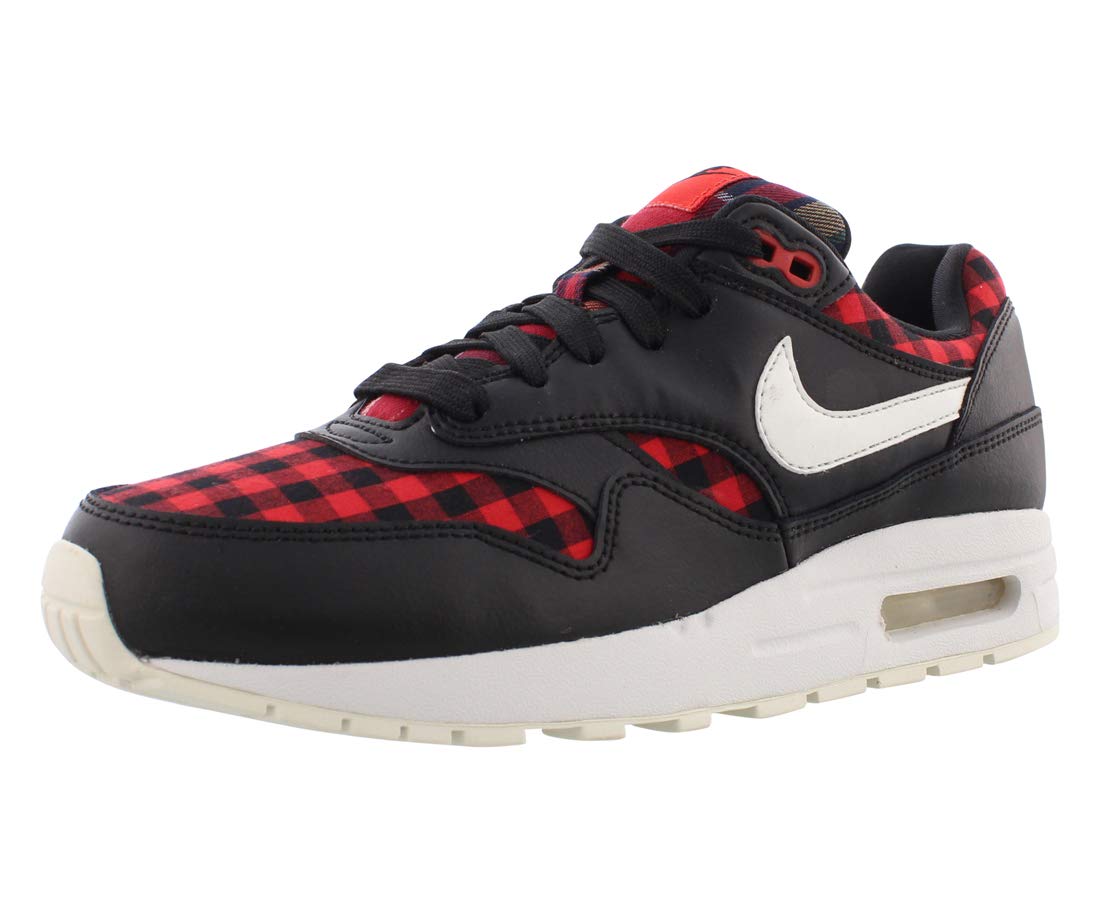 Nike Air Max 1 SE Plaid Kids Running Shoes - Comfortable & Stylish Sneakers for Boys & Girls - Perfect for School, Sports & Everyday Wear