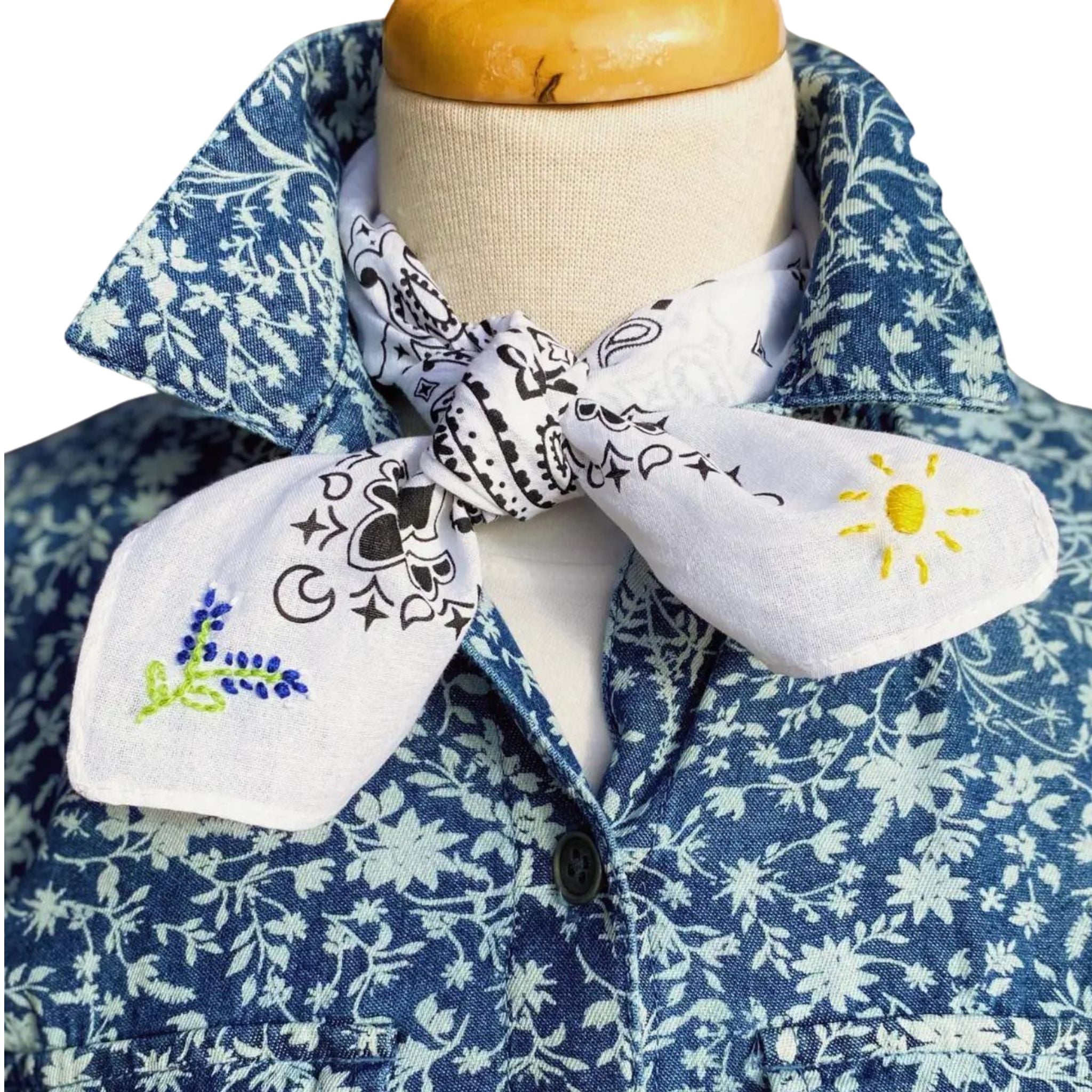 Custom Embroidered College Bandana - Personalized Cotton Scarf for Students, Alumni & Fans - Perfect for School Spirit, Sports Events & Gameday Accessories
