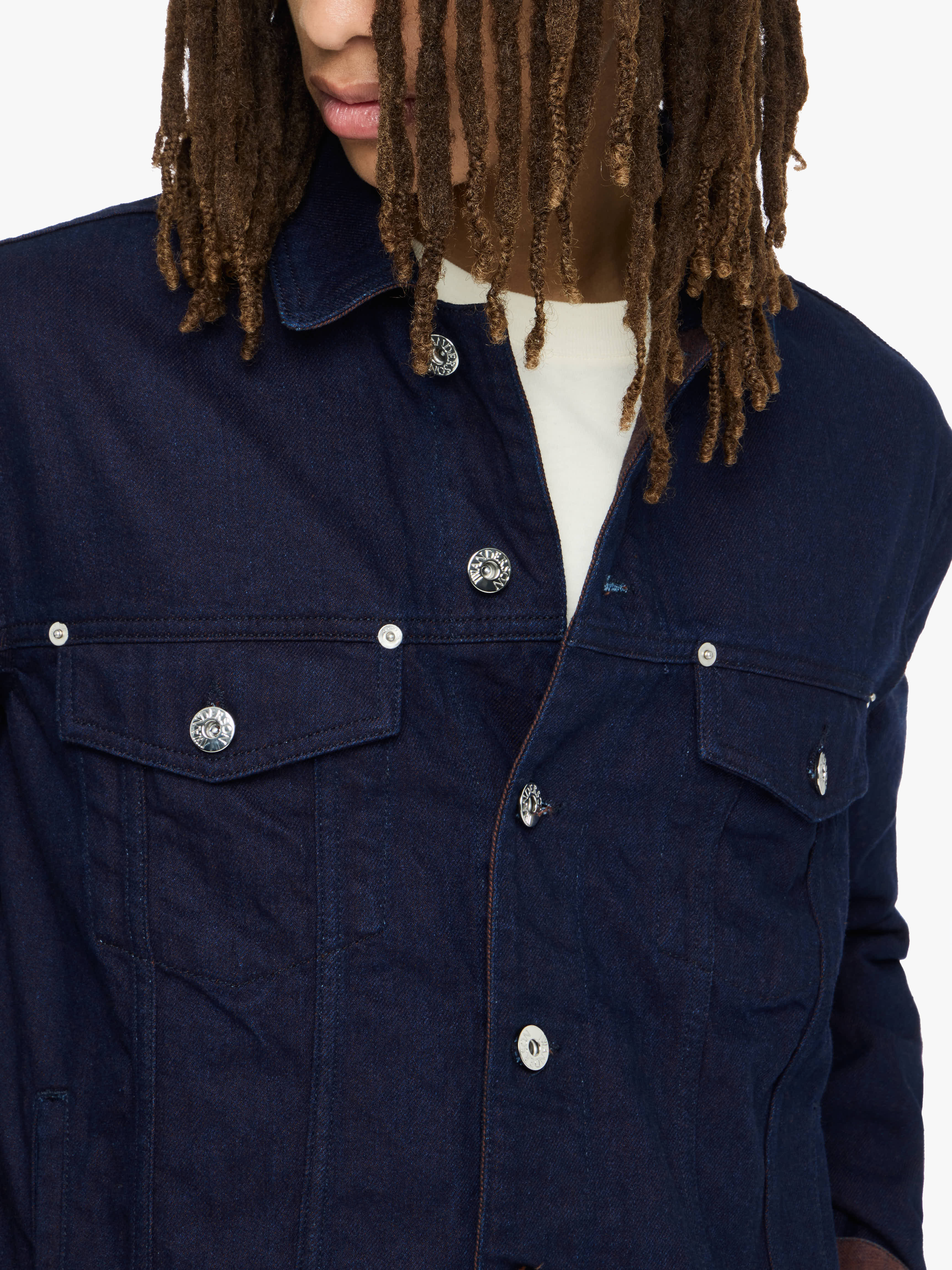 Turn Up Cuff Denim Jacket for Women - Stylish Distressed Vintage Denim Coat for Casual Outfits & Streetwear Fashion
