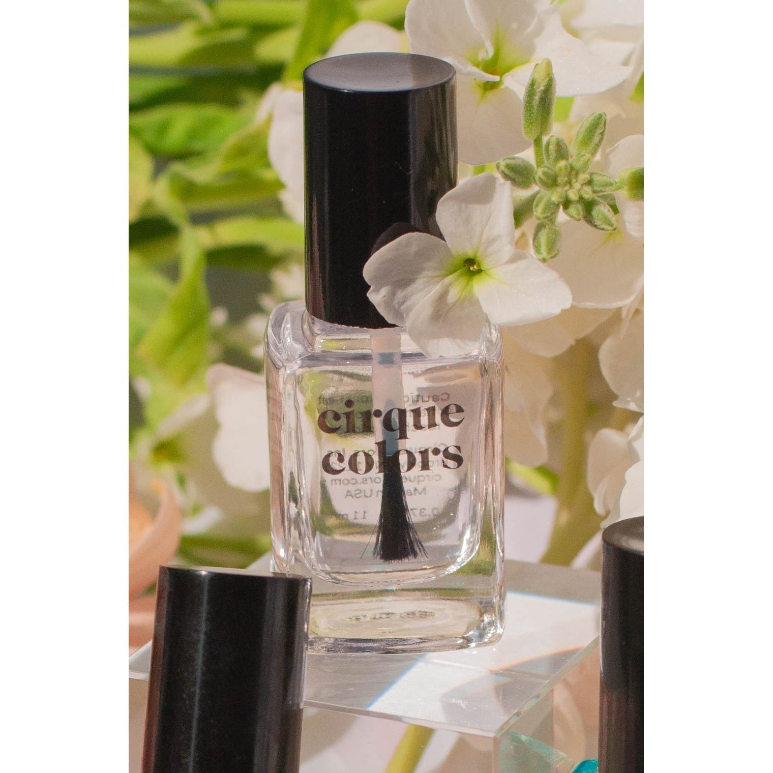Cirque Colors Looking Glass Top Coat Nail Polish - 0.37 oz High Gloss Mirror Finish for Gel & Regular Polish - Perfect for Manicures, Pedicures & Nail Art