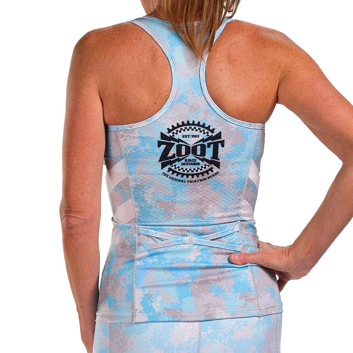 Zoot Women's LTD Racerback Triathlon Tank Top - Sleeveless Workout Shirt with Built-in Bra & Rear Pockets for Racing, Endurance Training & Gym Workouts | Perfect for Triathlons, Running & Fitness Activities