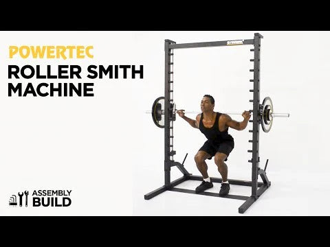 Powertec Roller Smith Machine WB RS19 - Heavy Duty Home Gym Equipment for Strength Training & Weight Lifting | Perfect for Home Workouts & Commercial Gyms