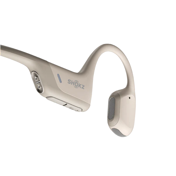 Shokz OpenRun Pro Bone Conduction Headphones - Wireless Bluetooth Sports Headphones for Running, Cycling & Workouts - Beige