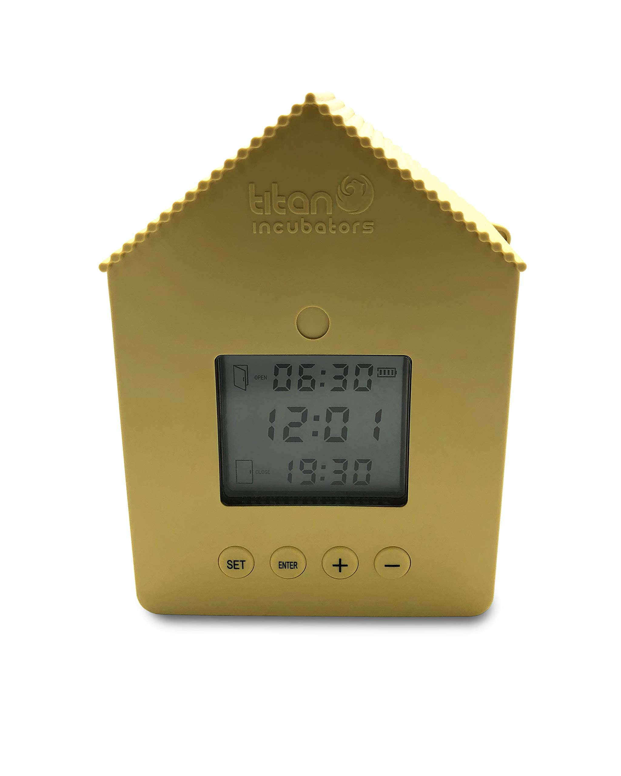 Automatic Chicken Coop Door with Timer - Solar Powered Poultry Access Control for Hens, Ducks & Small Animals | Weatherproof & Predator Proof Design for Backyard Farms & Homesteads (Ideal for Morning/Evening Routine)
