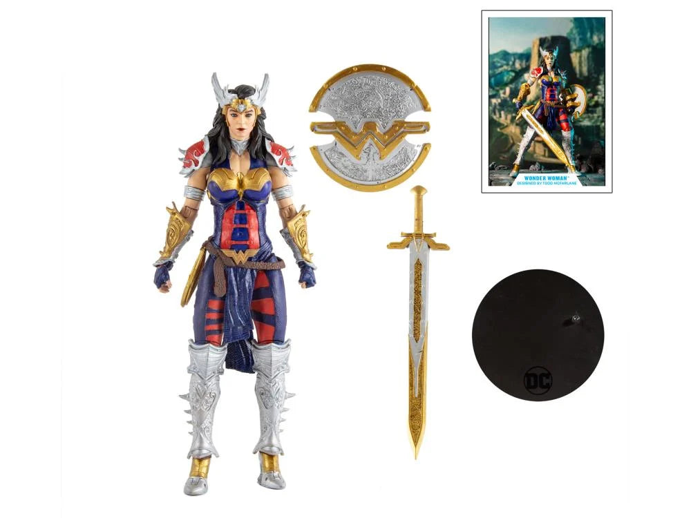DC Comics DC Multiverse Wonder Woman Action Figure by Todd McFarlane - Collectible Superhero Toy for Display & Cosplay