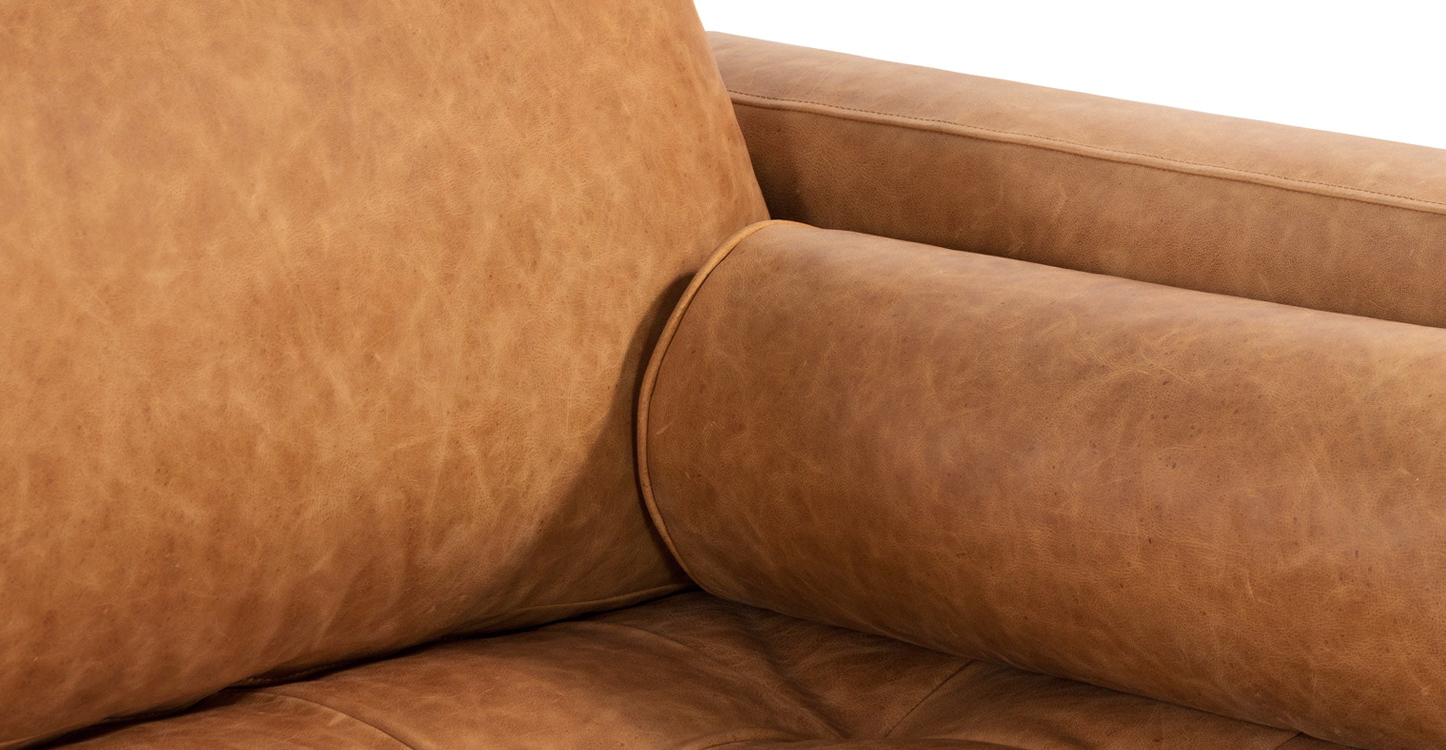 Napa Left Facing Sectional Sofa - Modern L-Shaped Couch with Reversible Chaise, Soft Fabric Upholstery for Living Room, Family Room & Home Theater Comfort