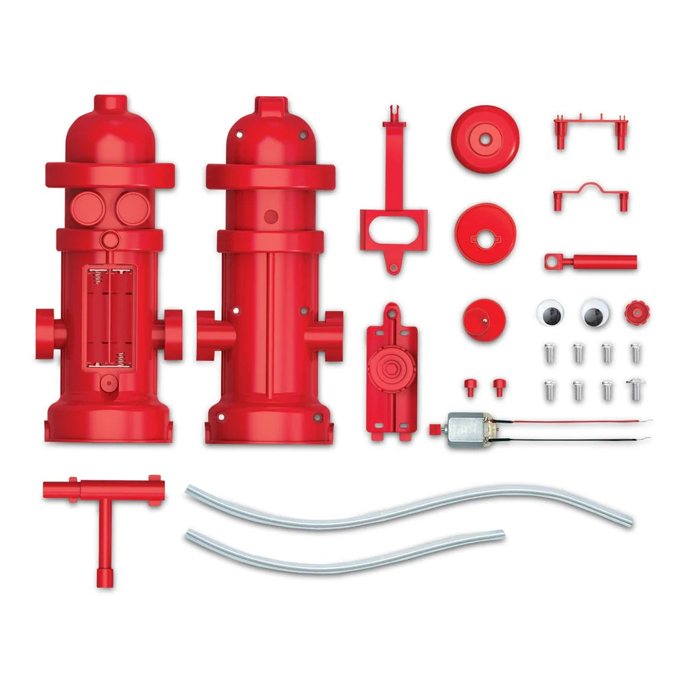 4M KidzRobotix Hydrant Robot - STEM Educational Science Kit for Kids Ages 8+, Build Your Own Firefighter Robot Toy - Perfect for Science Projects, STEM Learning & Creative Play