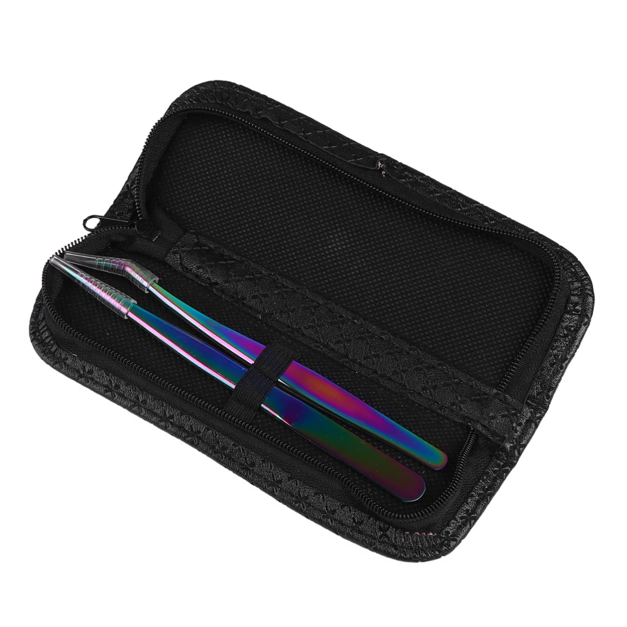 Professional Stainless Steel Eyelash Extension Tweezers Set - Precision Lash Tools for Eyelash Extensions & Cluster Lashes (Colorful) - Perfect for Salon Professionals & DIY Lash Artists at Home