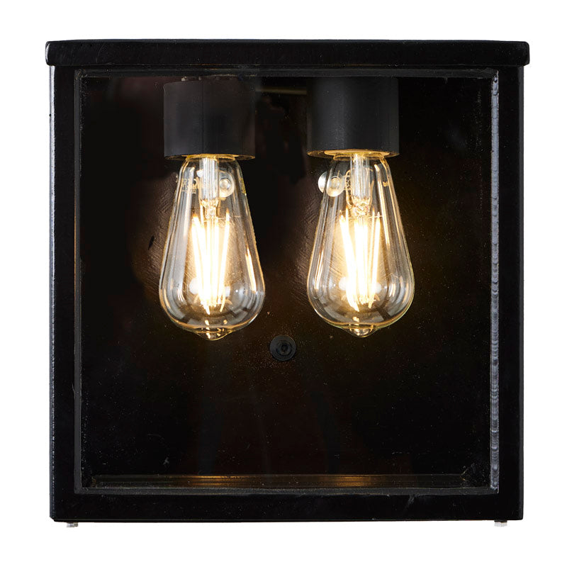 Balwyn 1/2Lt Outdoor Wall Light - Galvanized Steel Waterproof Exterior Sconce for Porch, Garden & Patio Lighting