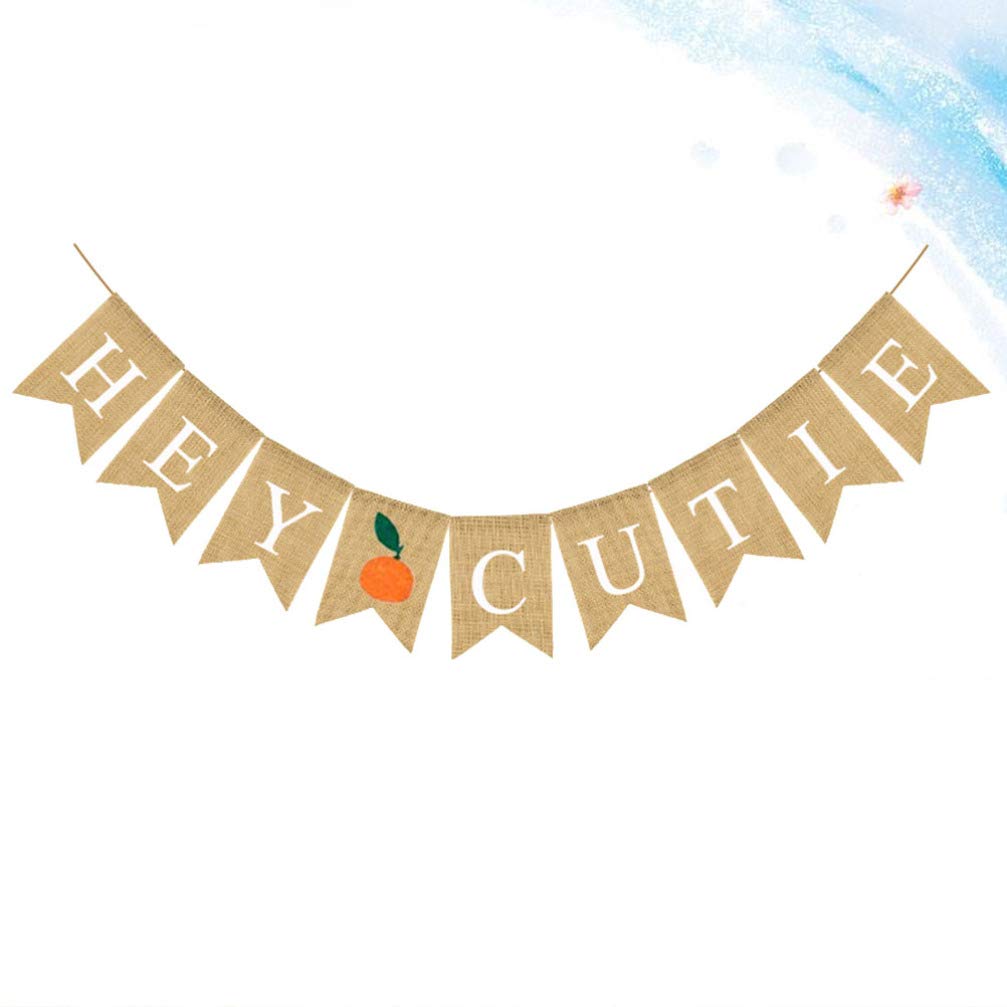 Friendsgiving Banner - Harvest Bunting Flag for Thanksgiving Decor | Happy Thanksgiving Pumpkin Fall Banner with Linen & Rope Triangle Design | Perfect for Fireplace Mantel, Front Porch & Holiday Party Decorations