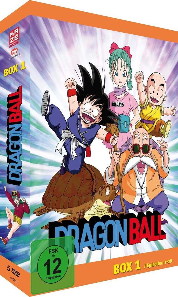 Dragon Ball Box Set 1 - Complete Season 1 DVD Collection (1986) | Anime Action Series for Kids & Adults | Perfect for Home Entertainment & Gifts