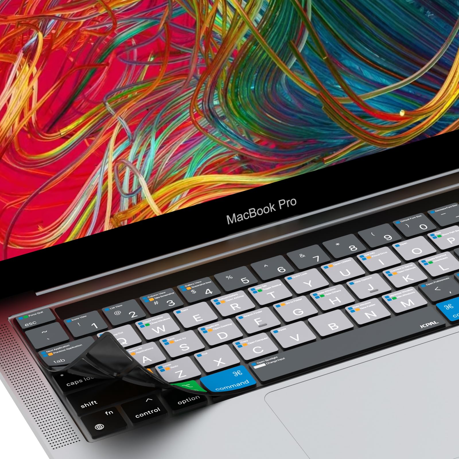 JCPal MacOS Shortcut Keyboard Cover for 2020-2022 MacBook Pro 13