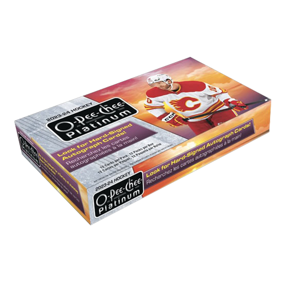2023-24 O-Pee-Chee Platinum Hockey Hobby Box - Premium Trading Cards for Collectors & Fans - Perfect for Gifts, Investments & Game Nights